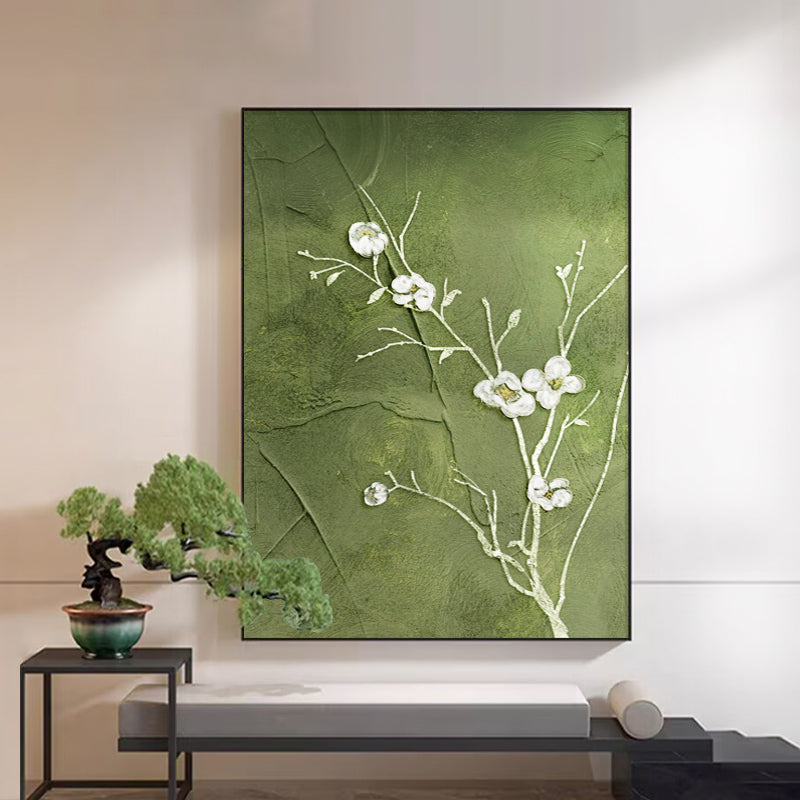 Flower Minimalist Textured Painting #FMTP0006