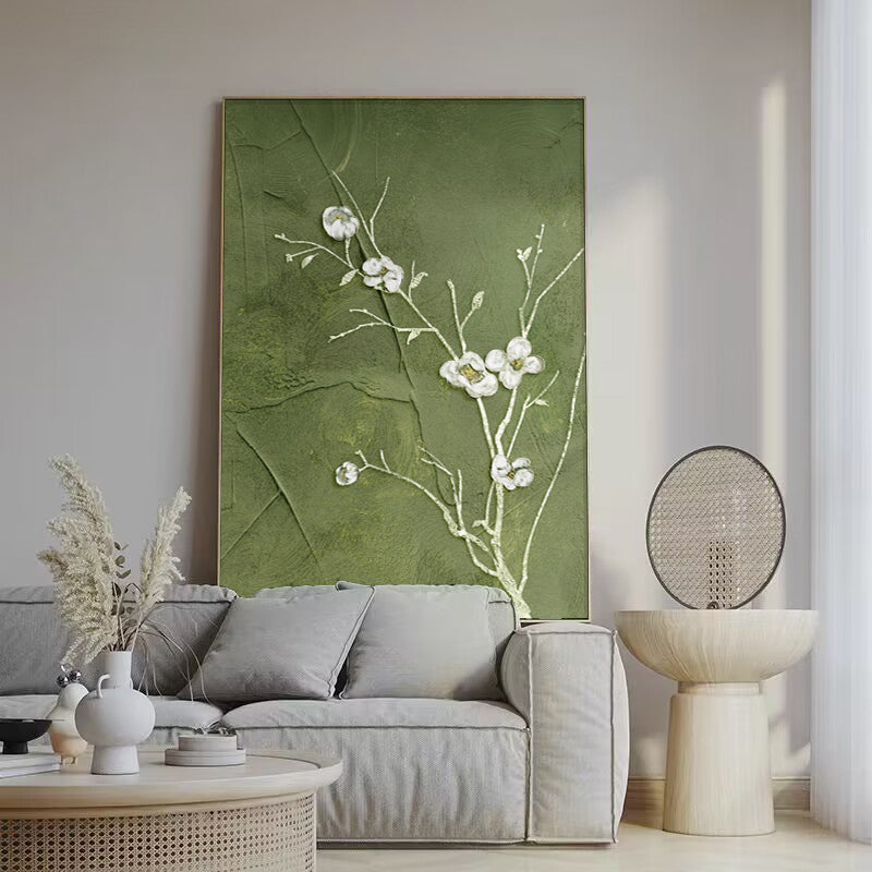Flower Minimalist Textured Painting #FMTP0006