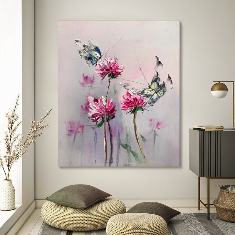 Flower Minimalist Textured Painting #FMTP0008
