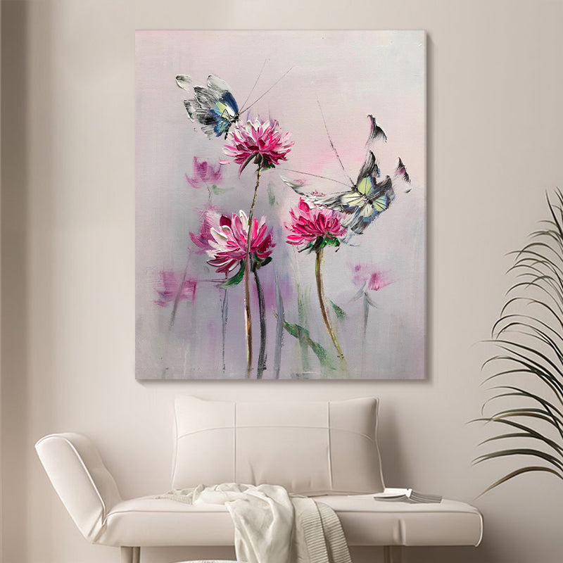 Flower Minimalist Textured Painting #FMTP0008