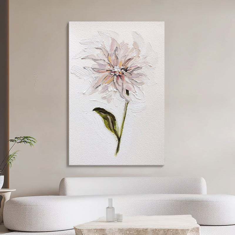Flower Minimalist Textured Painting #FMTP0011