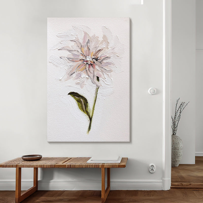 Flower Minimalist Textured Painting #FMTP0011