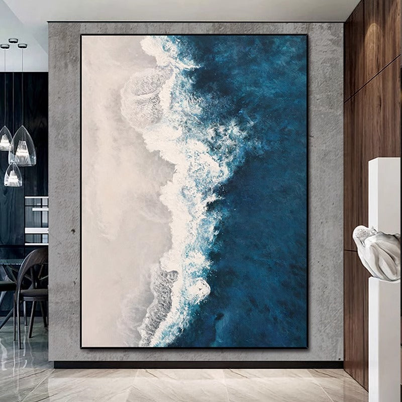 Ocean Wave Textured Painting #OWTP0017