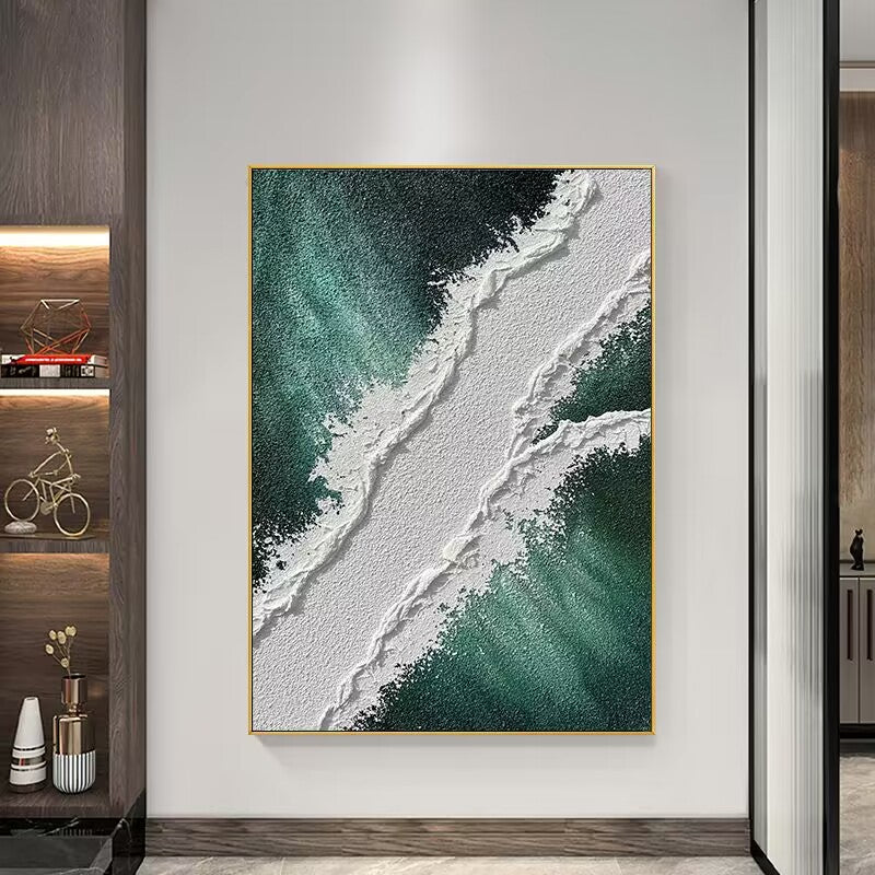 Ocean Wave Textured Painting #OWTP0044