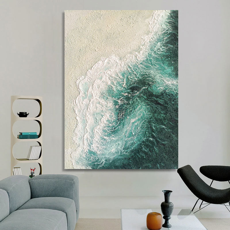 Ocean Wave Textured Painting #OWTP0048