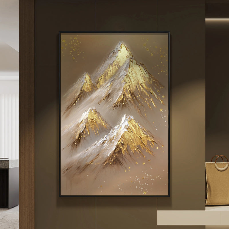 Landscape Mountain Textured Painting #LMTP0049
