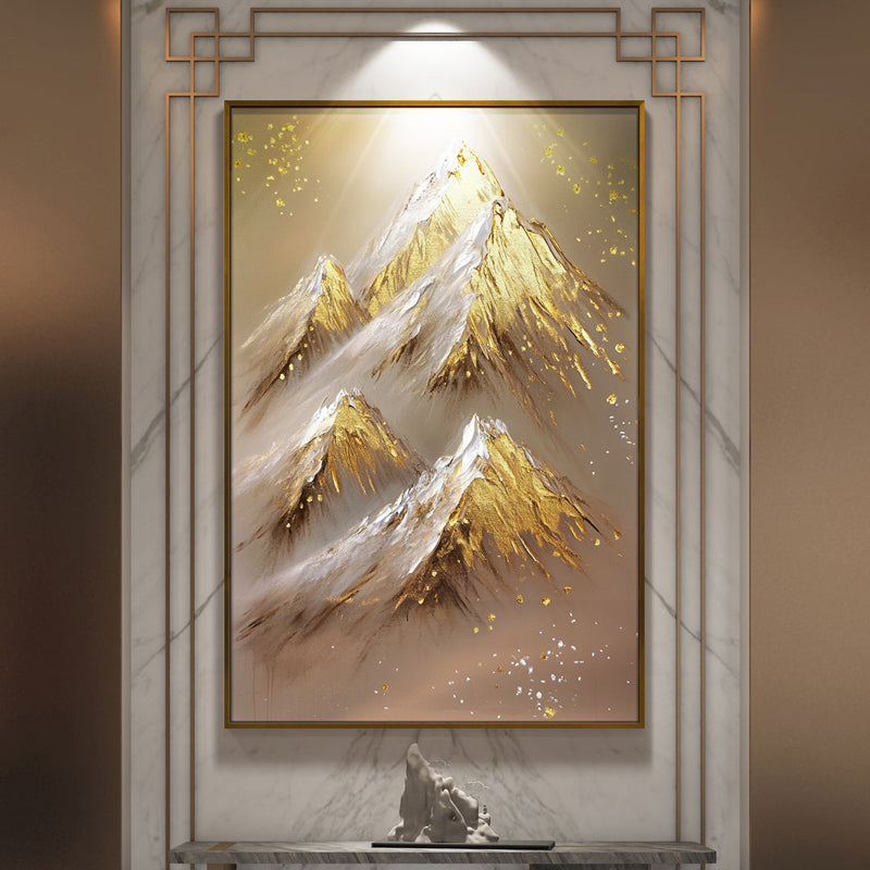 Landscape Mountain Textured Painting #LMTP0049