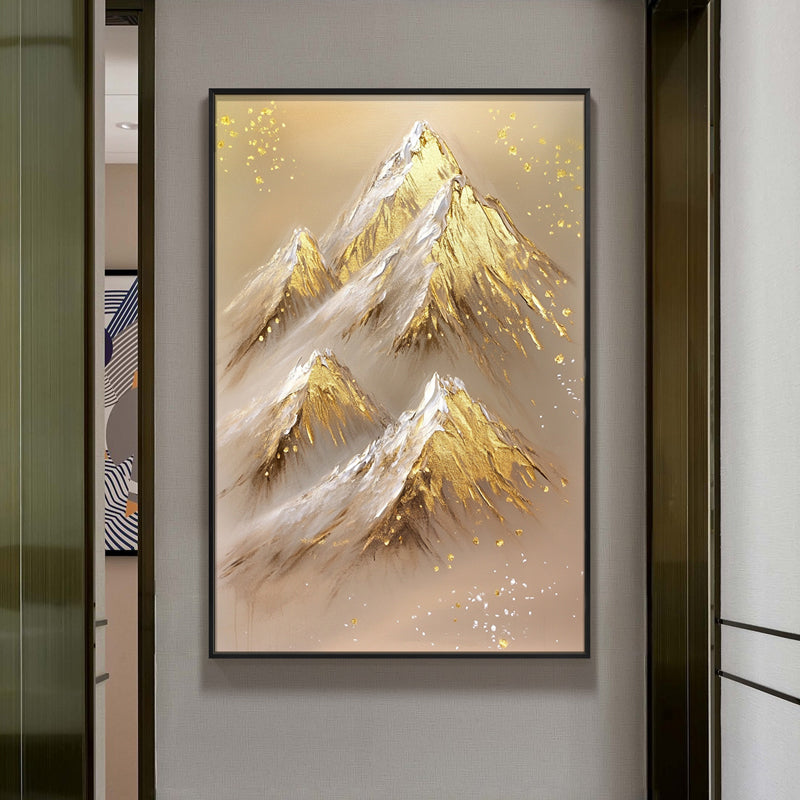 Landscape Mountain Textured Painting #LMTP0049