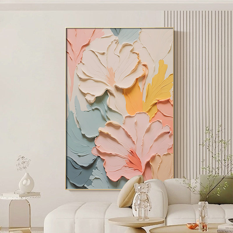 Flower Abstract Textured Painting #FATP0051