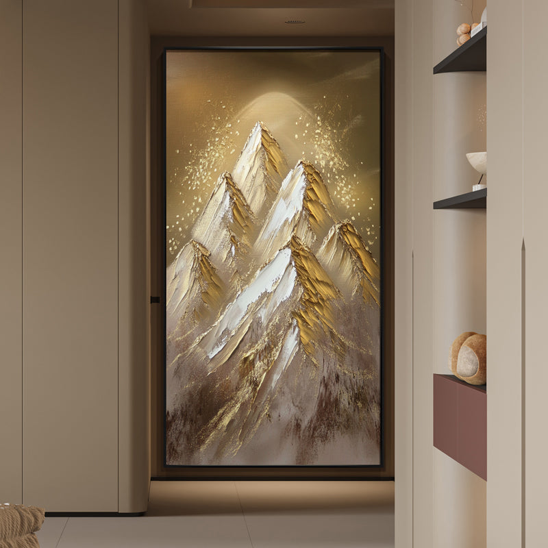 Landscape Mountain Textured Painting #LMTP0062