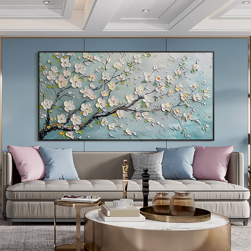 Flower Minimalist Textured Painting #FMTP0063