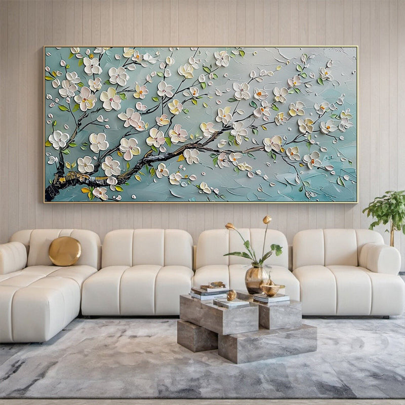 Flower Minimalist Textured Painting #FMTP0063