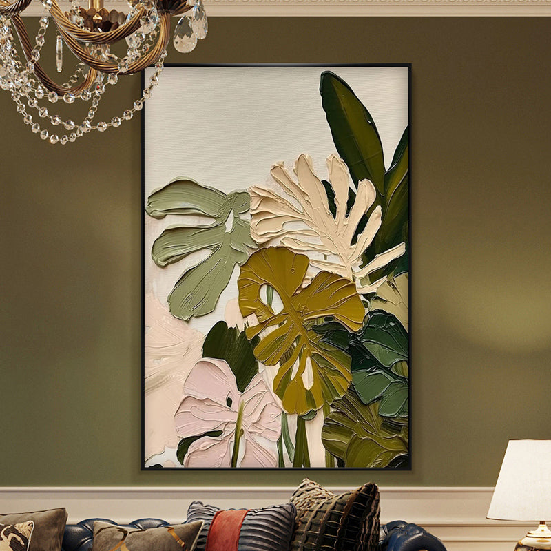 Leaf Abstract Textured Painting #LATP0065