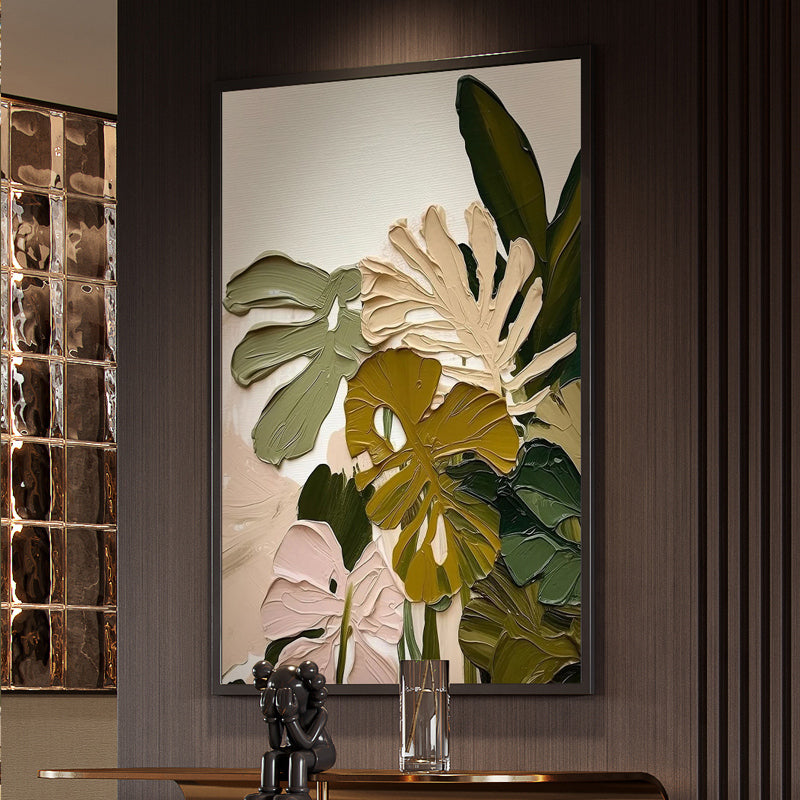 Leaf Abstract Textured Painting #LATP0065
