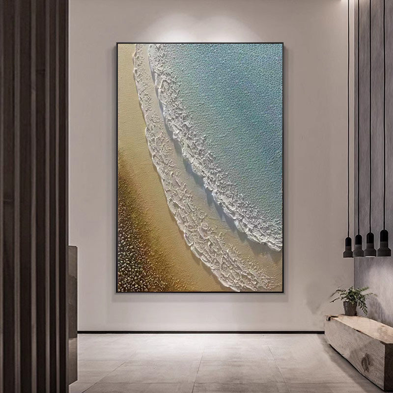 Ocean Wave Textured Painting #OWTP0073