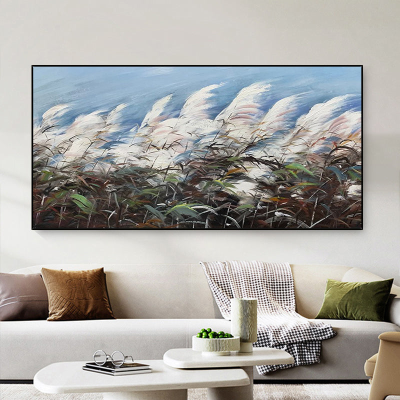 Leaf Minimalist Oil Painting #LMOP0101