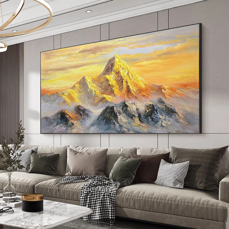 Landscape Mountain Oil Painting #LMOP0111