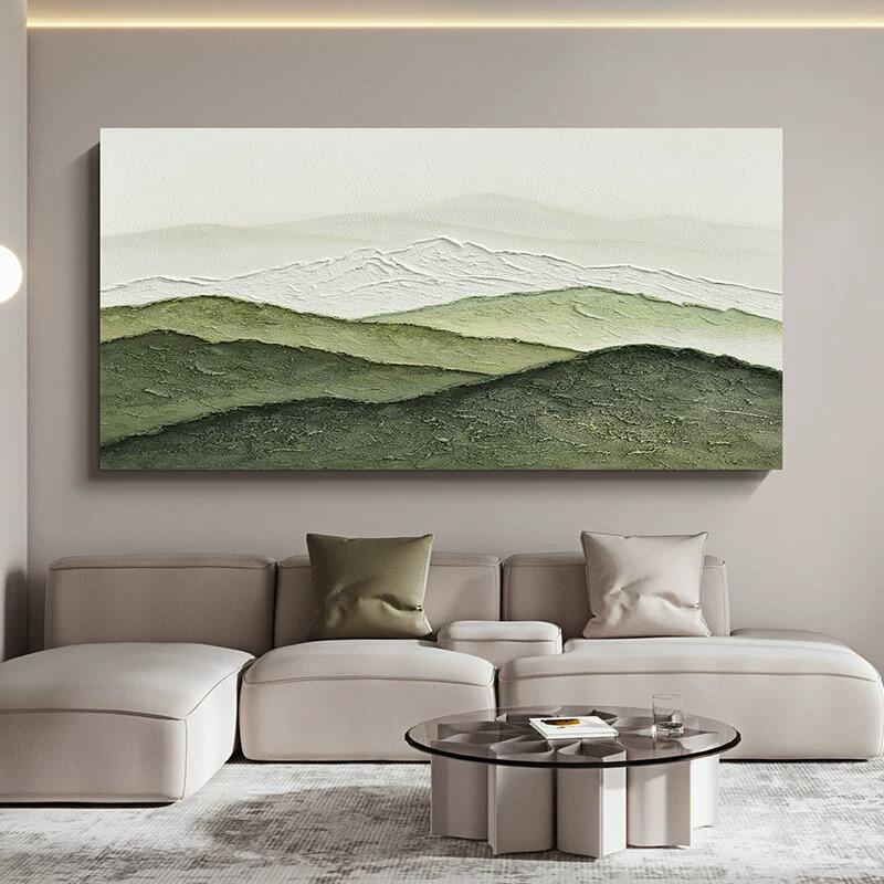 Landscape Mountain Textured Painting #LMTP0127