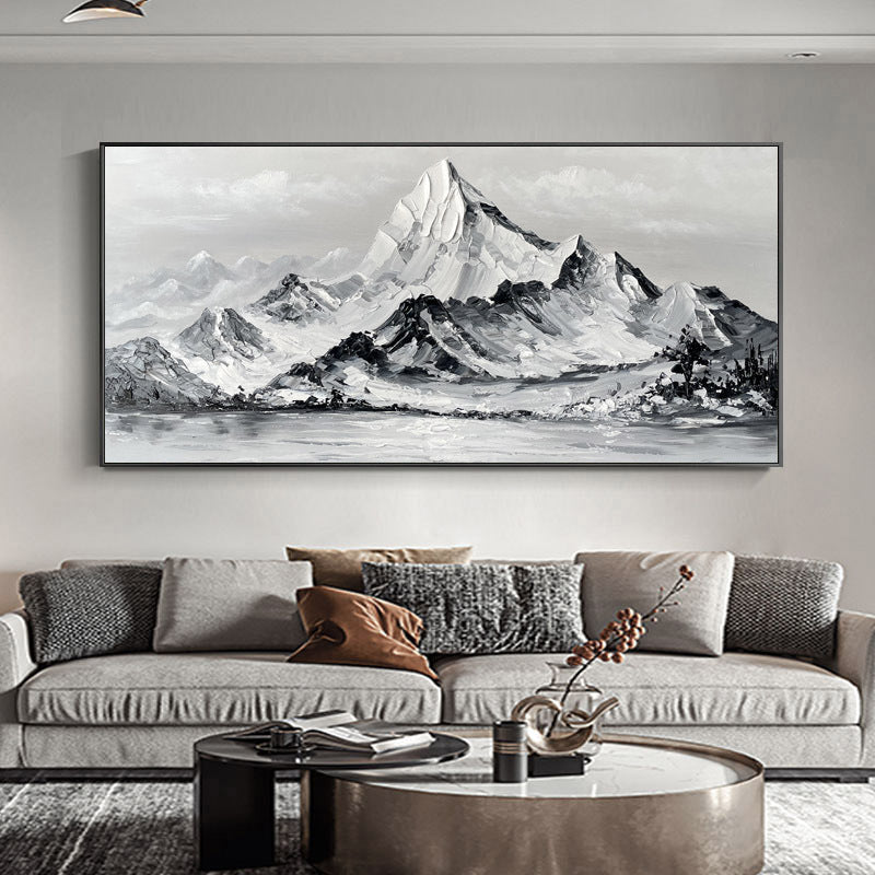 Landscape Mountain Textured Painting #LMTP0133
