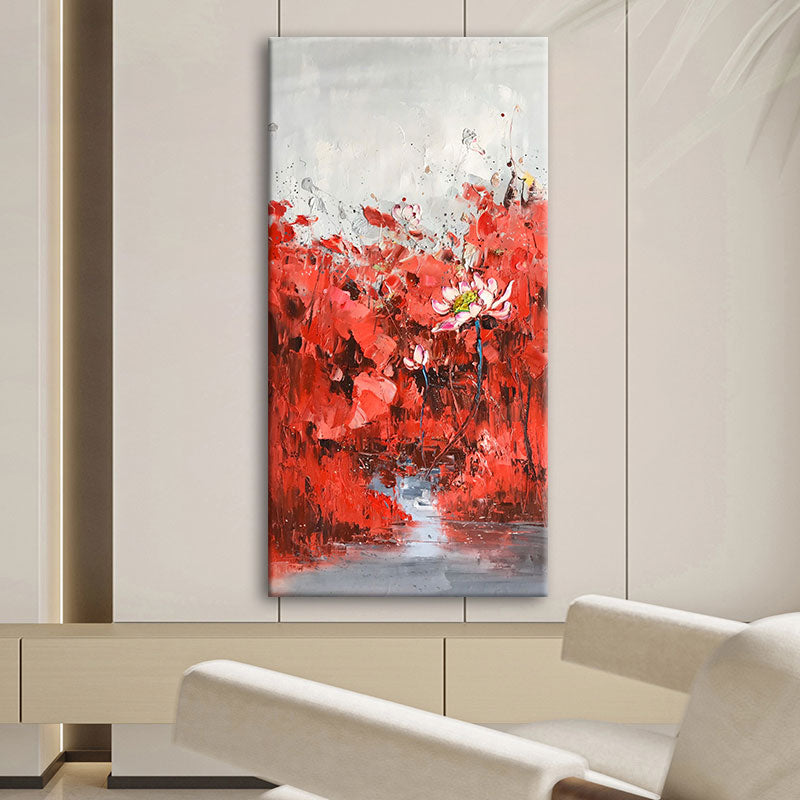 Flower Abstract Textured Painting #FATP0002