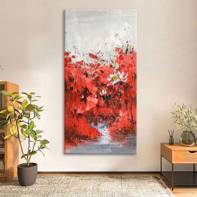 Flower Abstract Textured Painting #FATP0002