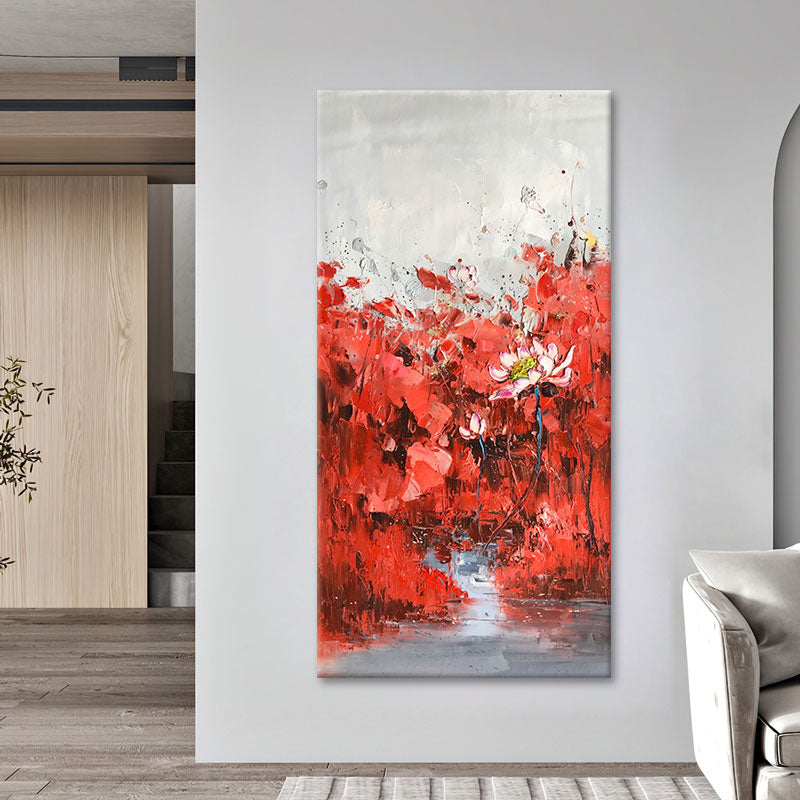 Flower Abstract Textured Painting #FATP0002
