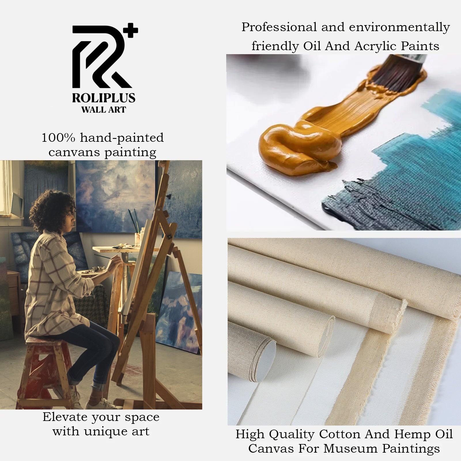 Landscape Mountain Textured Painting #LMTP0135