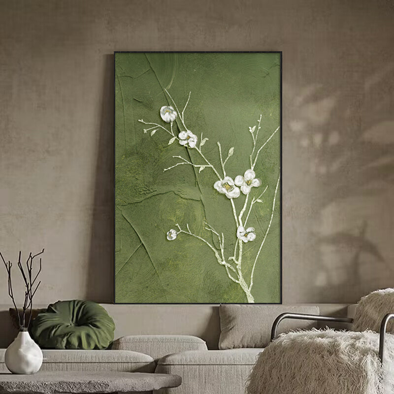 Flower Minimalist Textured Painting #FMTP0006