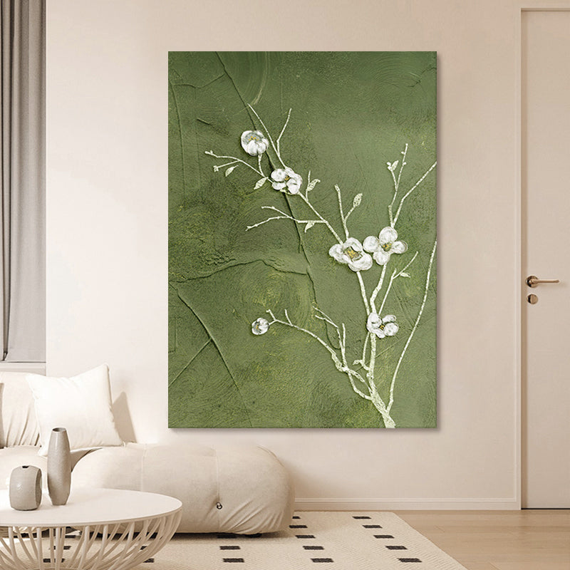 Flower Minimalist Textured Painting #FMTP0006