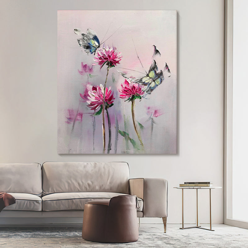 Flower Minimalist Textured Painting #FMTP0008