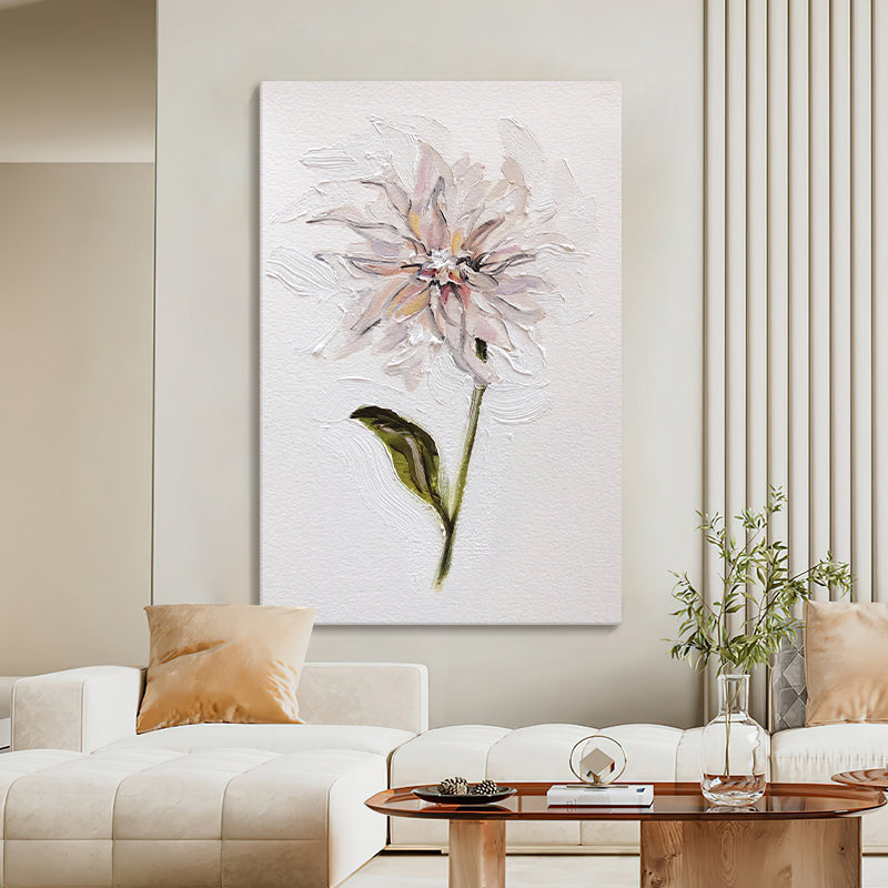 Flower Minimalist Textured Painting #FMTP0011