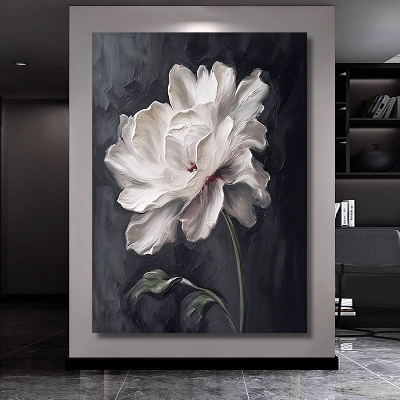 Flower Minimalist Textured Painting #FMTP0043
