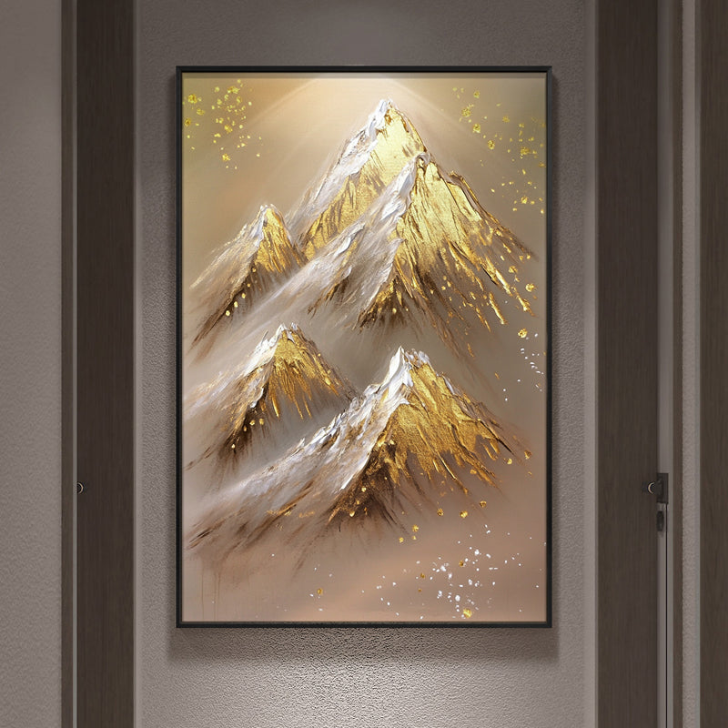 Landscape Mountain Textured Painting #LMTP0049