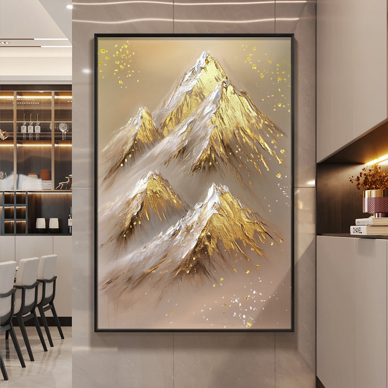 Landscape Mountain Textured Painting #LMTP0049