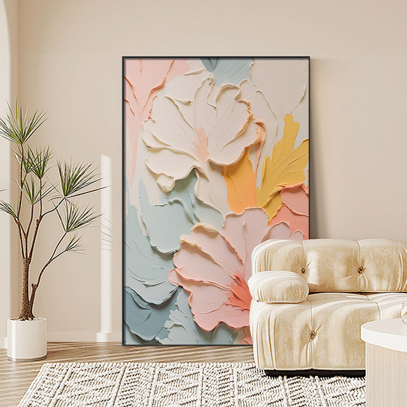 Flower Abstract Textured Painting #FATP0051