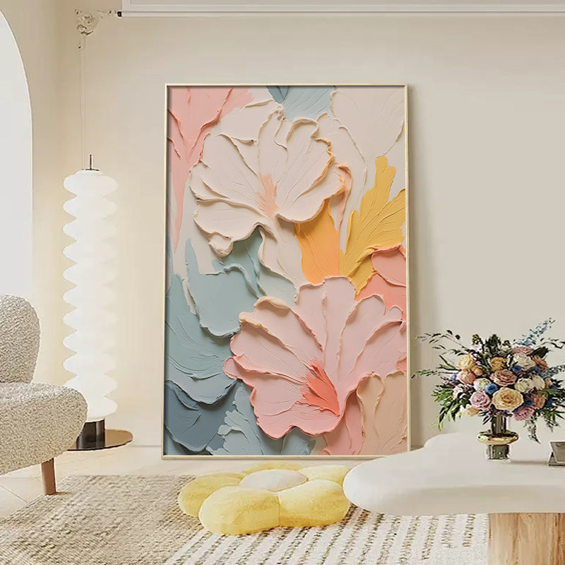 Flower Abstract Textured Painting #FATP0051