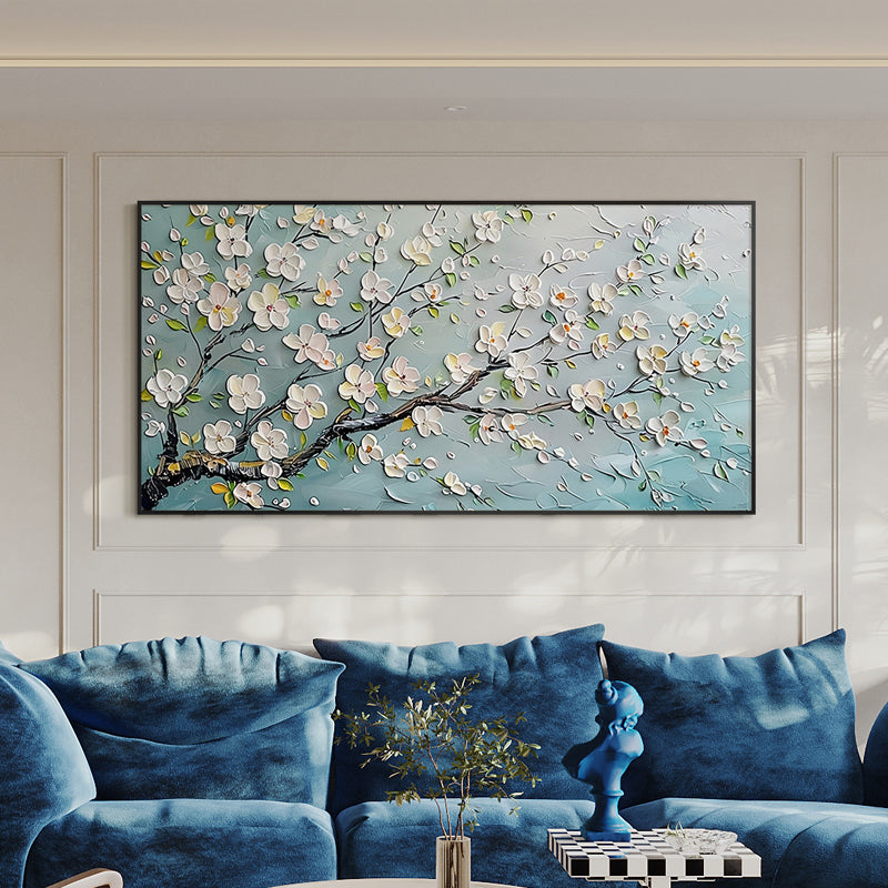 Flower Minimalist Textured Painting #FMTP0063
