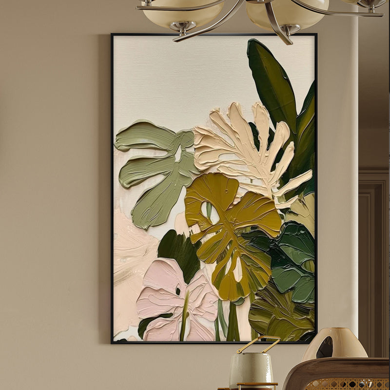 Leaf Abstract Textured Painting #LATP0065