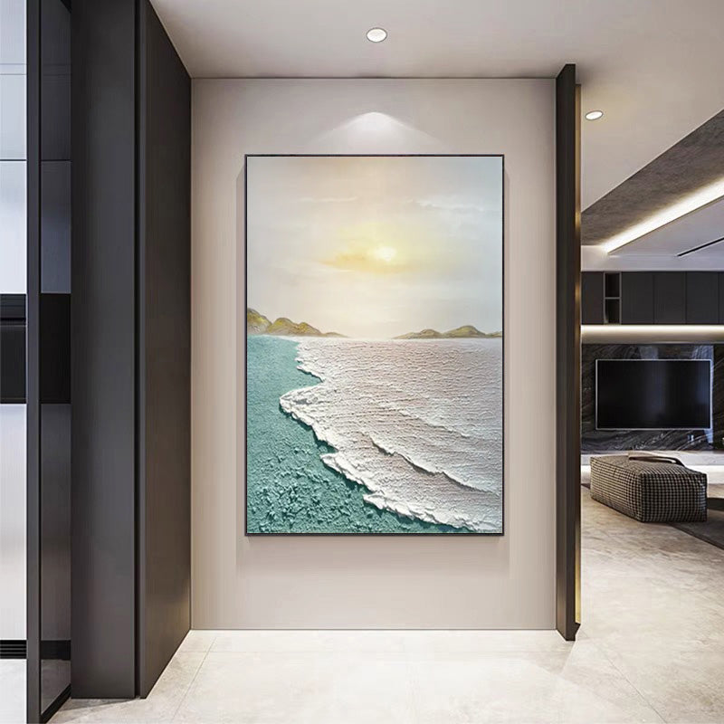 Ocean Wave Textured Painting #OWTP0084