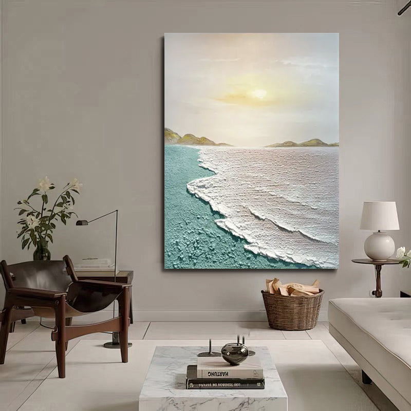 Ocean Wave Textured Painting #OWTP0084