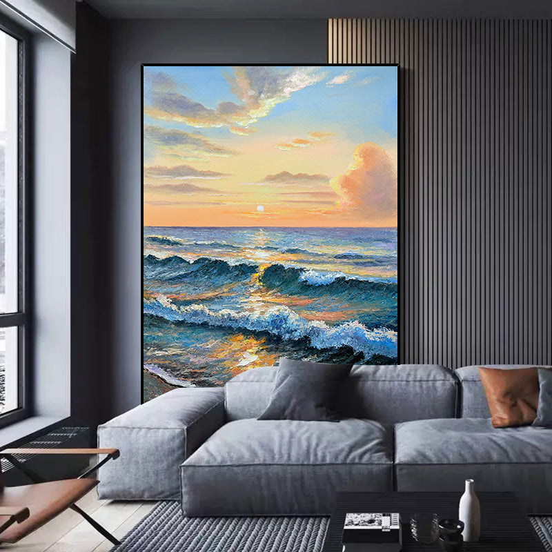 Ocean Wave Oil Painting #OWOP0110