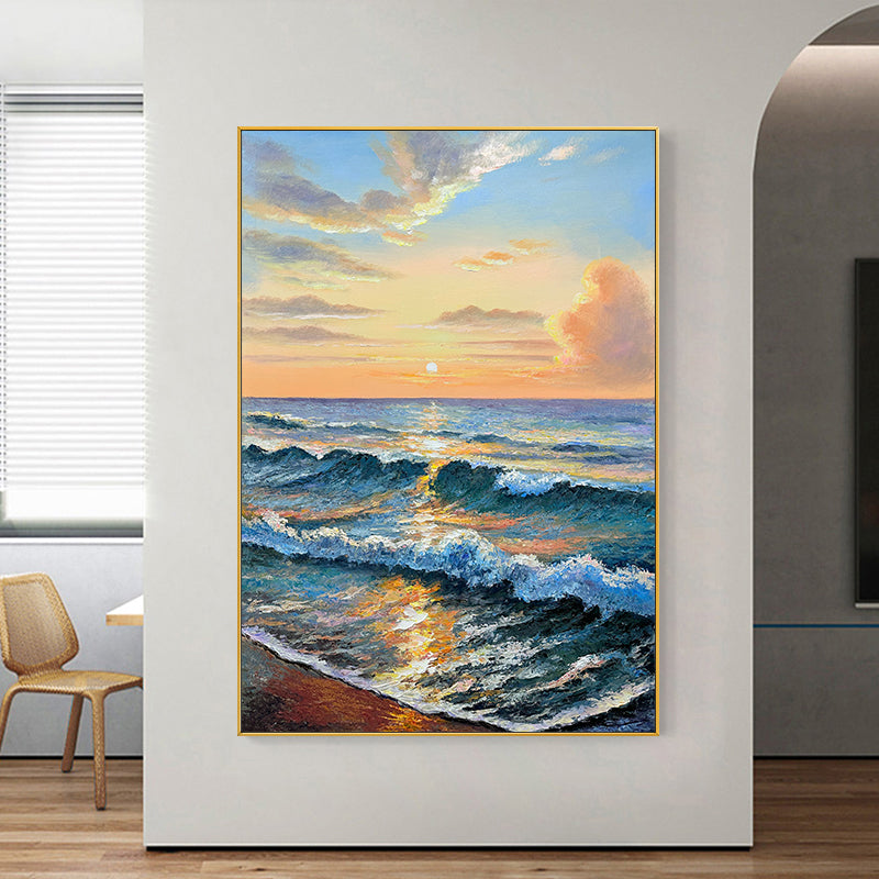 Ocean Wave Oil Painting #OWOP0110