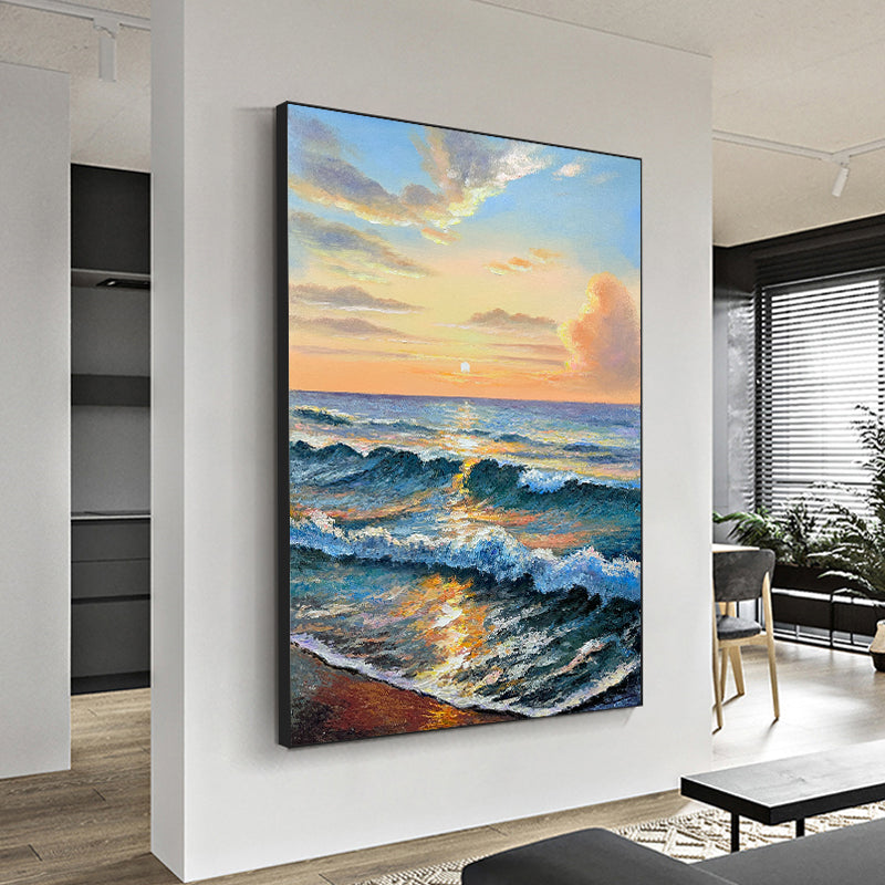 Ocean Wave Oil Painting #OWOP0110