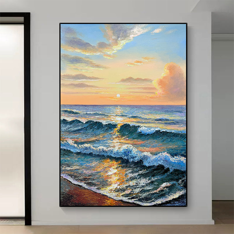 Ocean Wave Oil Painting #OWOP0110