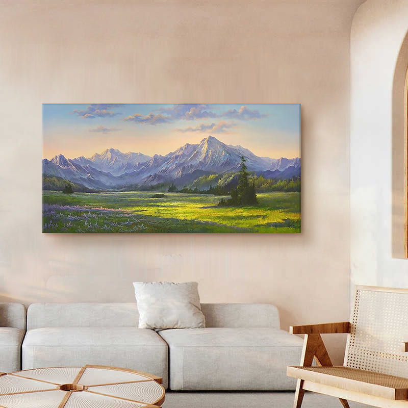 Landscape Mountain Oil Painting #LMOP0128
