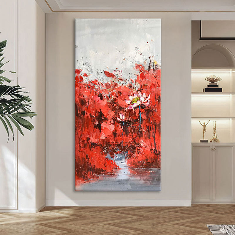 Flower Abstract Textured Painting #FATP0002